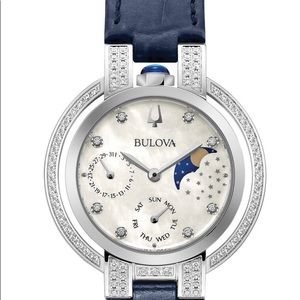 Bulova Rubaiyat Moon Dial Women's Watch 96R237